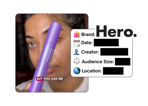 Spotted: Hero Cosmetics in a new paid collab