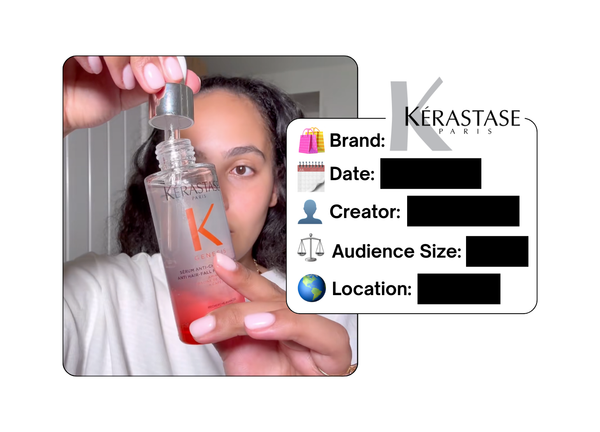 Spotted: Kerastase in a new paid collab