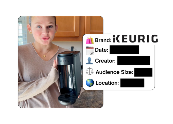 Spotted: Keurig in a new paid collab