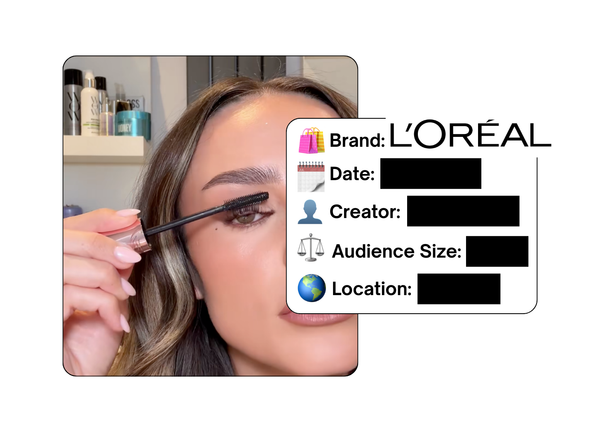 Spotted: L’Oreal in a new paid collab