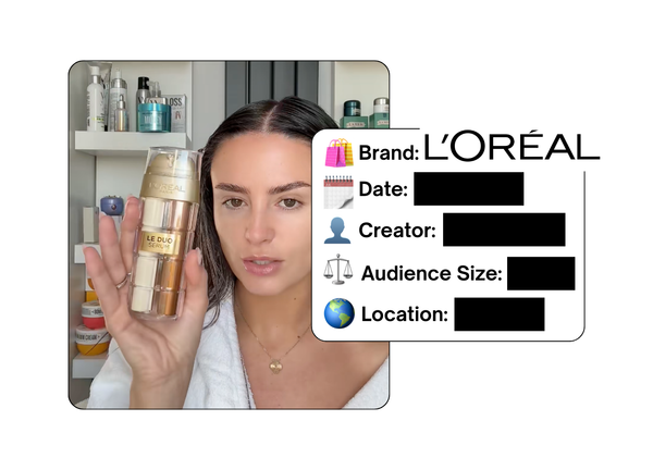 Spotted: L’Oreal in a new paid collab