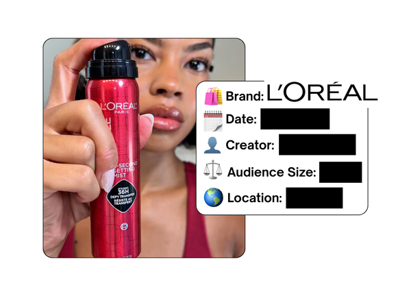 Spotted: L’Oreal in a new paid collab