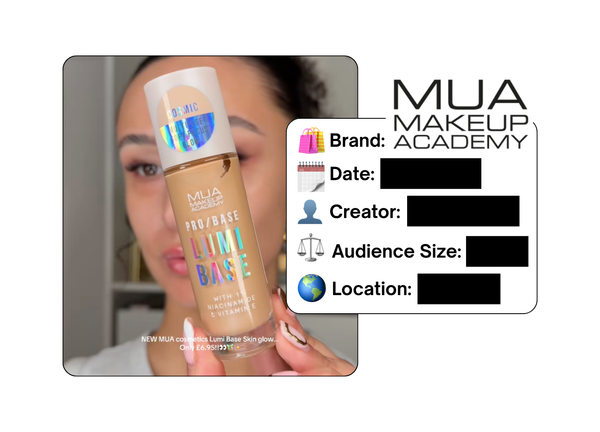 Spotted: MUA Cosmetics in a new paid collab
