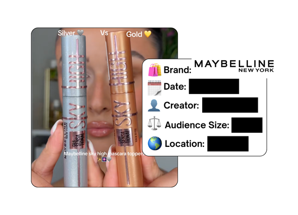 Spotted: Maybelline in a new paid collab