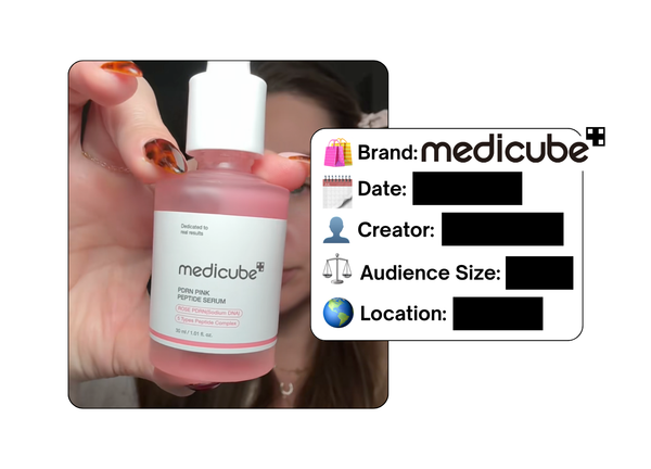Spotted: Medicube in a new paid collab