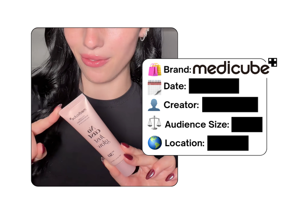 Spotted: Medicube in a new paid collab