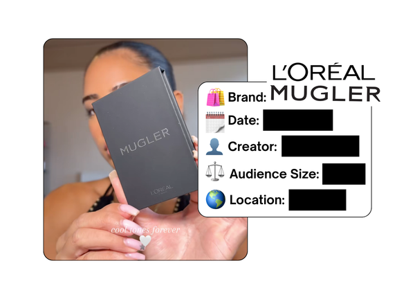 Spotted: L'Oreal x Mugler in a new paid collab