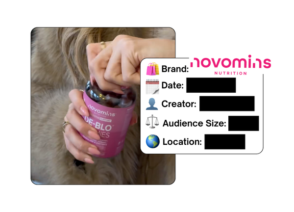Spotted: Novomins in a new paid collab
