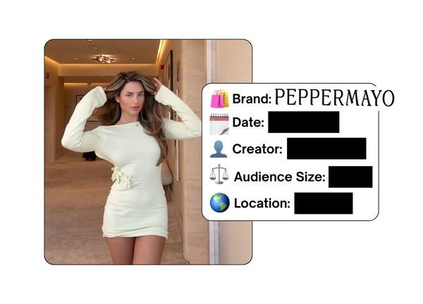 Spotted: PEPPERMAYO in a new paid collab