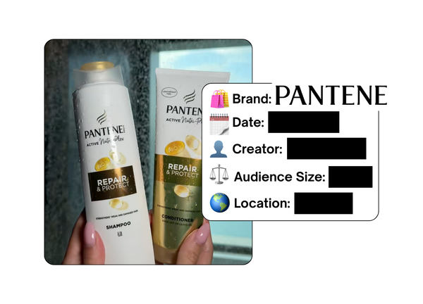 Spotted: Pantene in a new paid collab
