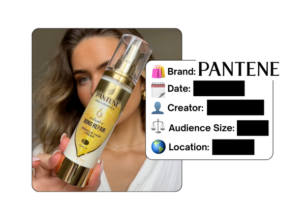 Spotted: Pantene in a new paid collab