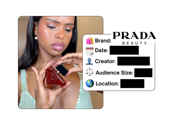 Spotted: Prada Beauty in a new paid collab