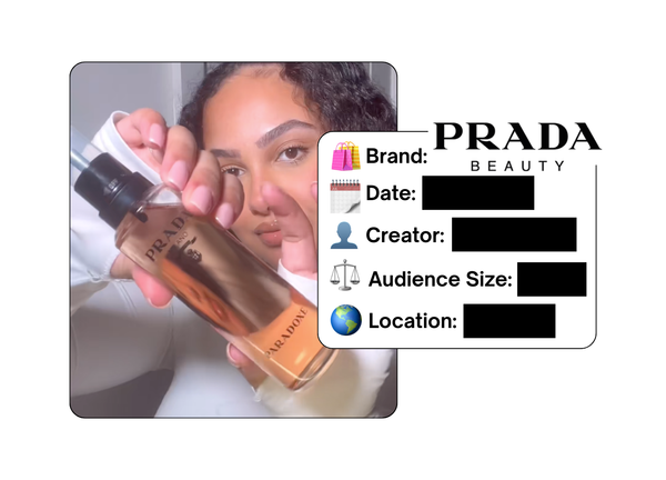 Spotted: Prada Beauty in a new paid collab
