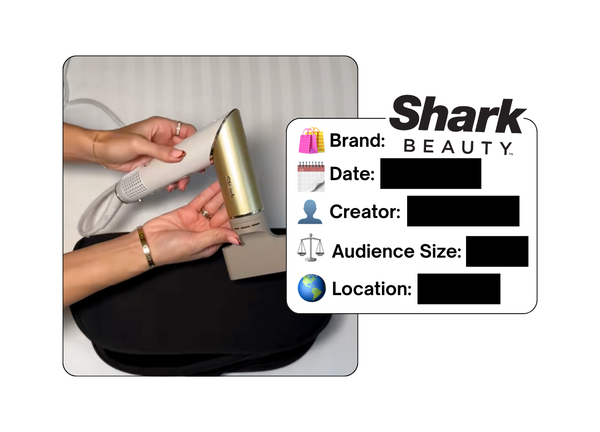 Spotted: Shark Beauty in a new paid collab