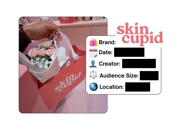 Spotted: Skin Cupid in a new paid collab