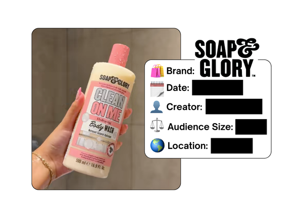 Spotted: Soap & Glory in a new paid collab