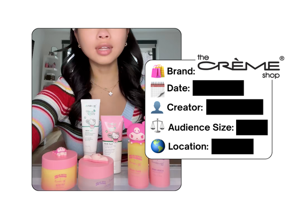 Spotted: The Crème Shop in a new paid collab