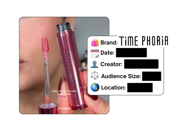 Spotted: Time Phoria in a new paid collab