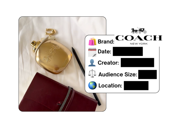 Spotted: Coach in a new paid collab