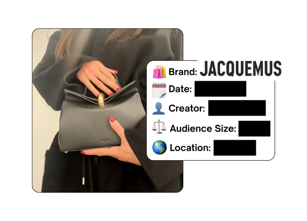 Spotted: Jacquemus in a new paid collab