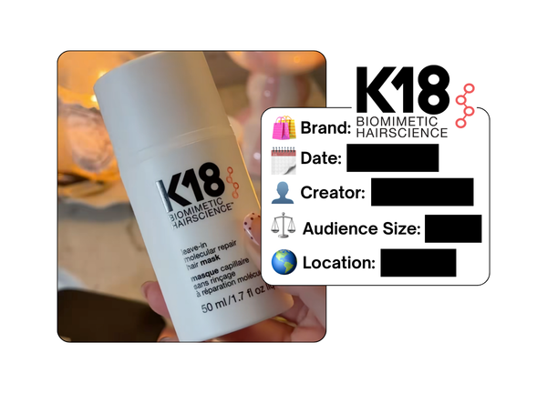 Spotted: K18 Hair in a new paid collab