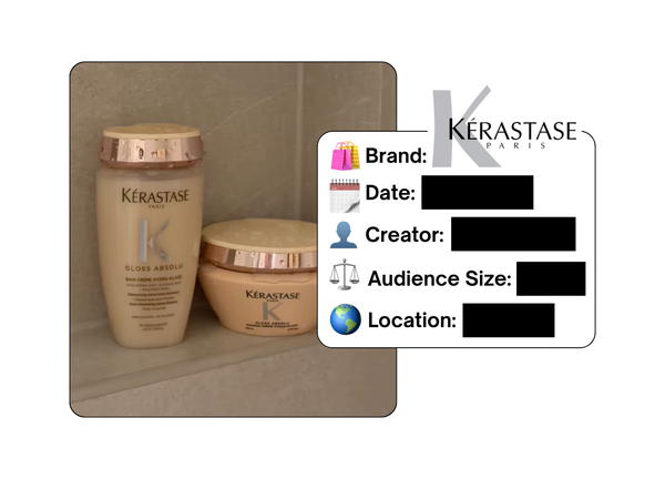 Spotted: Kerastase in a new paid collab