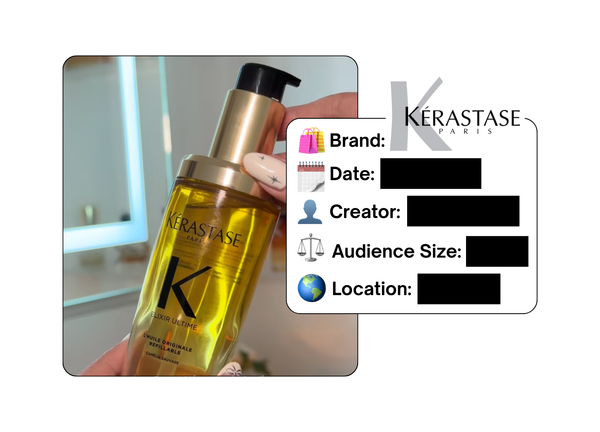Spotted: Kerastase in a new paid collab