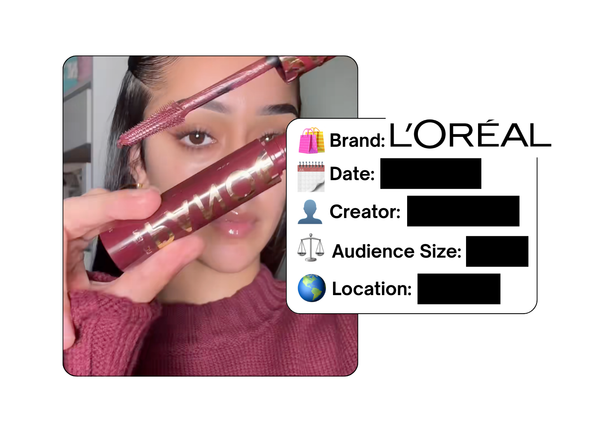Spotted: L'Oreal in a new paid collab