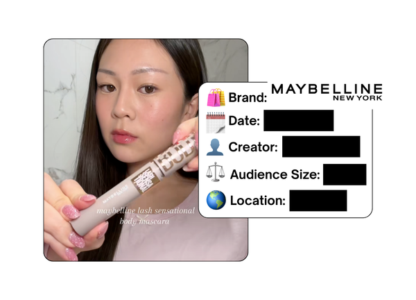 Spotted: Maybelline in a new paid collab