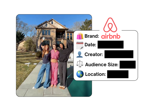 Spotted: Airbnb in a new paid collab