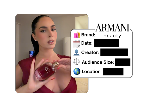 Spotted: Armani Beauty in a new paid collab
