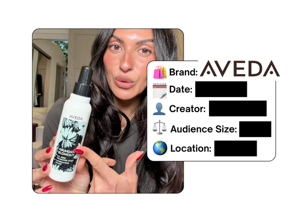 Spotted: Aveda in a new paid collab