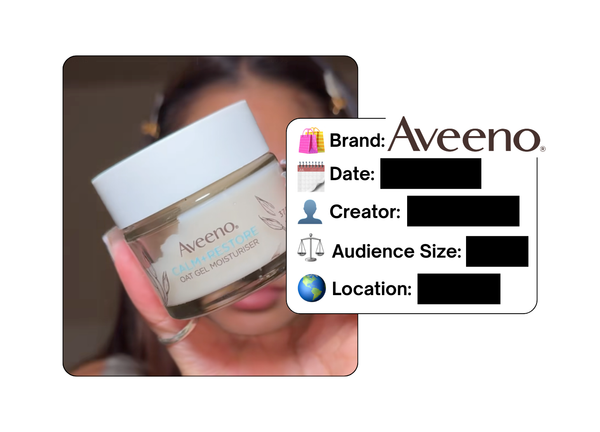 Spotted: Aveeno in a new paid collab