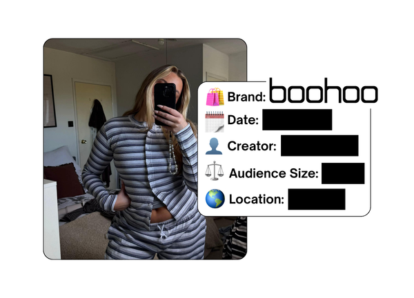 Spotted: Boohoo in a new paid collab