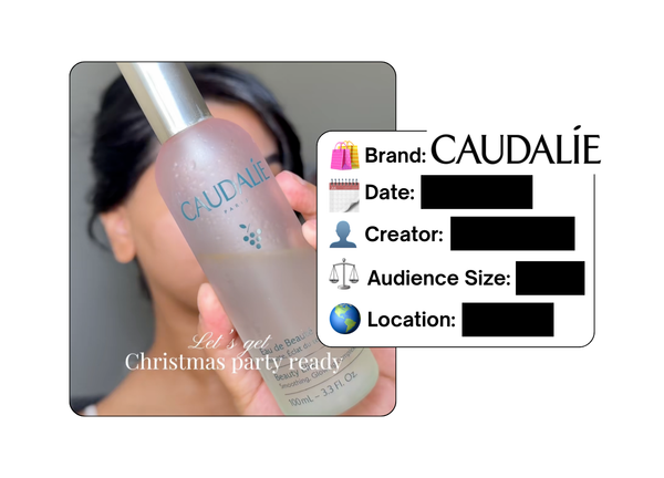 Spotted: Caudalie in a new paid collab
