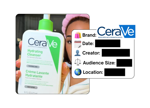 Spotted: CeraVe in a new paid collab