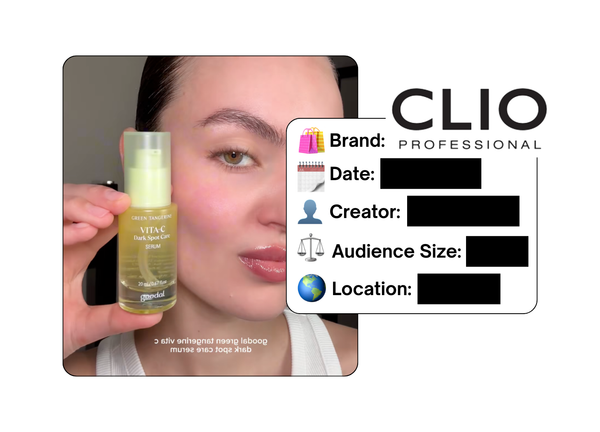 Spotted: Clio Cosmetics in a new paid collab