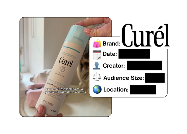 Spotted: Curél in a new paid collab