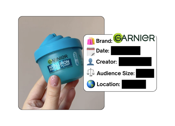 Spotted: Garnier in a new paid collab