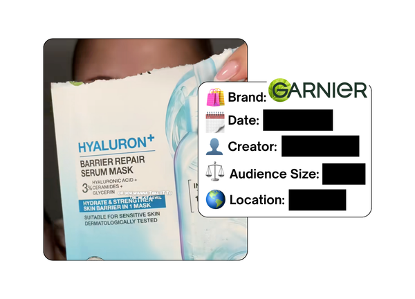 Spotted: Garnier in a new paid collab