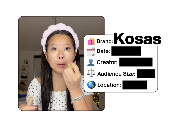 Spotted: Kosas in a new paid collab