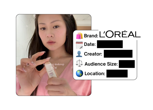 Spotted: L’Oreal in a new paid collab