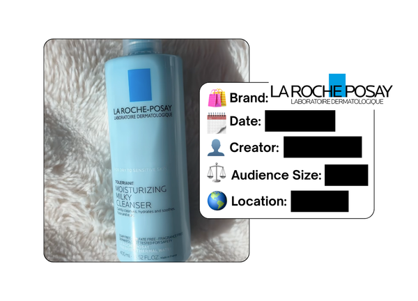 Spotted: La Roche-Posay in a new paid collab