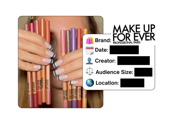 Spotted: Makeup Forever in a new paid collab