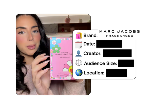 Spotted: Marc Jacobs Fragrances in a new paid collab