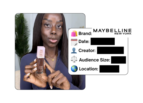 Spotted: Maybelline in a new paid collab