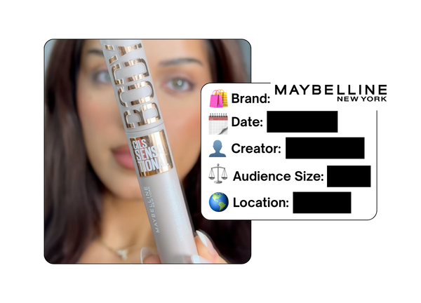 Spotted: Maybelline in a new paid collab