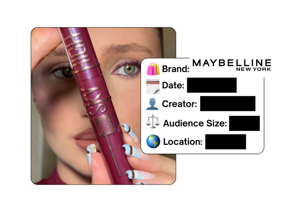 Spotted: Maybelline in a new paid collab