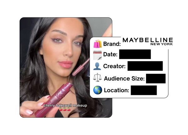 Spotted: Maybelline in a new paid collab