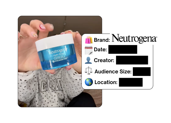 Spotted: Neutrogena in a new paid collab